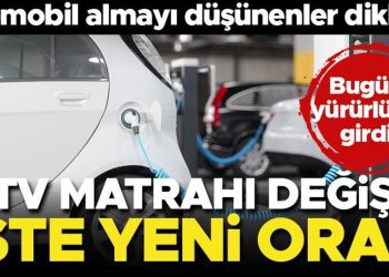 Elektrikli arabalarda ÖTV matrahı güncellendi