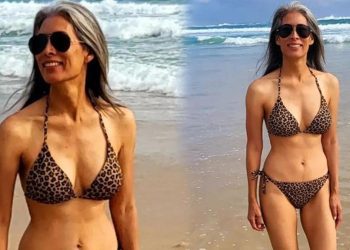 Emekli dekan yardımcısıydı… 57 yaşında ünlü dergiye kapak kızı oldu!