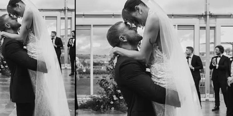 Evvel bebek sonra düğün…. Çocuğu uyutup evlenmeye gittiler