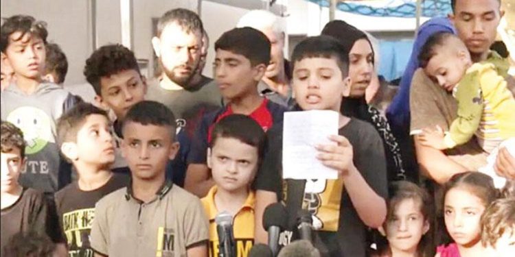 Gazzeli çocuklar feryat etti: Biz de yaşamak istiyoruz