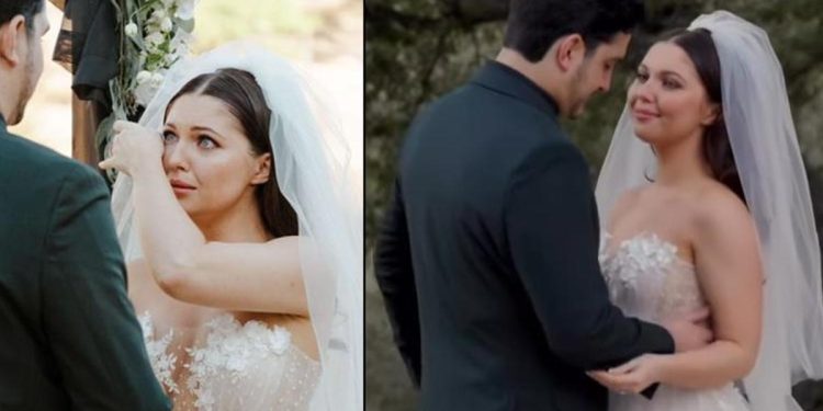 Genç oyuncu bütün gece ağlayarak evlendi: Aşka inanmayan bu düğüne gelmesin