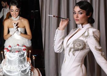 Hande Erçel’e Mükemmel Gatsby temalı doğum günü