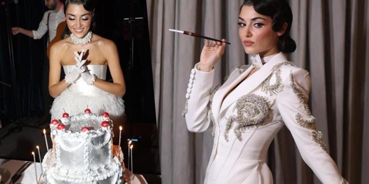 Hande Erçel’e Mükemmel Gatsby temalı doğum günü