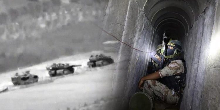 İsrail Hamas tünelleri için düğmeye bastı! Kan donduran kelamlar: Burası bir vefat bölgesi olacak…