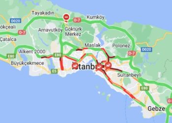 İstanbul trafik yoğunluğu haritası 20 Kasım 2023 Pazartesi | İstanbul’da bugün trafik yoğunluğu yüzde kaç?