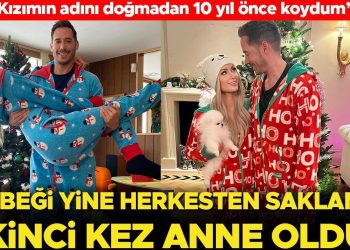 Kızına niyahet kavuştu: Sosyetik hoş ikinci defa anne oldu… Sürpriz bebeğinin ismini doğmadan 10 yıl evvel koymuş!