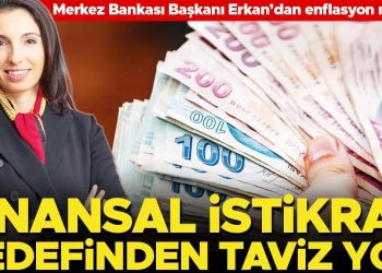 Merkez Bankası Lideri Erkan’dan enflasyon iletisi: Finansal istikrar maksadından taviz yok