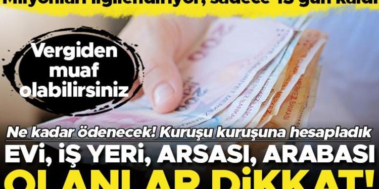 Meskeni, iş yeri, yeri, arabası, helikopteri, uçağı olanlar dikkat! Yalnızca 13 gün kaldı… Ek MTV ve Emlak Vergisi’ni unutmayın