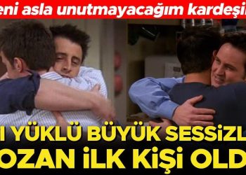 Mevt acısıyla hepsi suskunluğa gömülmüştü… Birinci paylaşım ondan geldi: Seni asla ancak asla unutmayacağım!