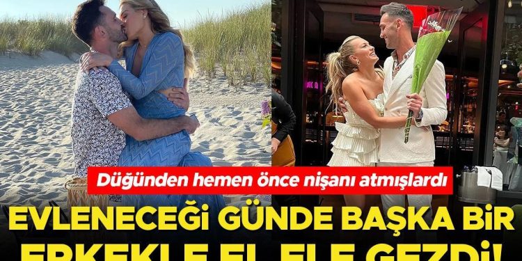 Nikah masasına oturmadan evvel düğünü iptal etmişlerdi… Ünlü oyuncu evleneceği gün bir diğer erkekle el ele gezdi!