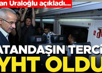 Orta tatilde en çok Yüksek Süratli Trenler tercih edildi