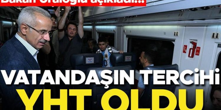 Orta tatilde en çok Yüksek Süratli Trenler tercih edildi