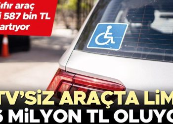 ÖTV’siz araçta limit 1.6 milyon TL oluyor