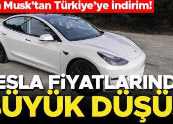 Tesla Türkiye’den indirim! 400 bin liraya yakın fiyat düşüşü var
