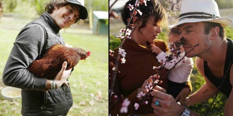 Ünlü aşıklar huzuru çiftlik hayatında buldu: Yiyecekleri zerzevatları yetiştirip inek ve keçi besliyorlar