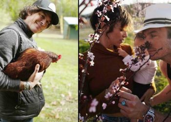 Ünlü aşıklar huzuru çiftlik hayatında buldu: Yiyecekleri zerzevatları yetiştirip inek ve keçi besliyorlar