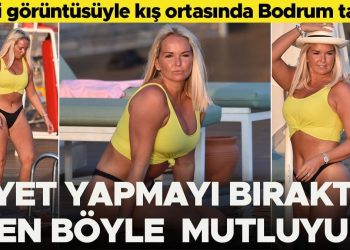 Yeni imgesiyle kış ortasında Bodrum tatili… ‘Artık diyet yapmayı bıraktım… Ben bu türlü mutluyum’