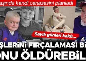 14 yaşında kendi cenazesini planladı: Dişlerini fırçalaması bile onu öldürebilir!