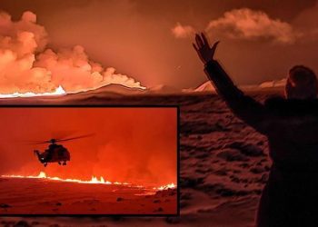 24 saatte 1000 deprem! İzlanda’da yanardağ patladı, yetkililer alarma geçti… İnanılmaz imajlar…