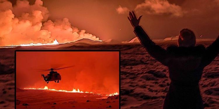 24 saatte 1000 deprem! İzlanda’da yanardağ patladı, yetkililer alarma geçti… İnanılmaz imajlar…
