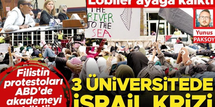 3 üniversitede İsrail krizi… Filistin protestoları ABD’de akademiyi böldü