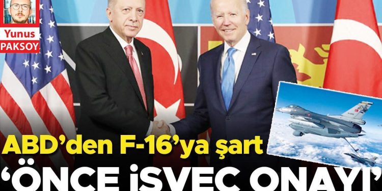 ABD’den F-16’ya kaide… ‘Önce İsveç onayı’