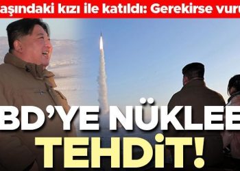 ABD’ye nükleer tehdit! Kuzey Kore Lideri Kim Jong Un: Gerekirse vururuz