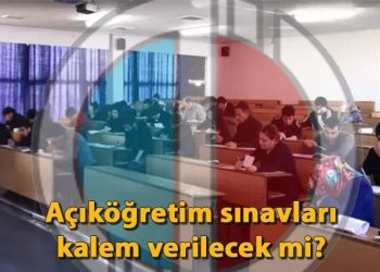 Açıköğretim imtihanlarında kalem veriliyor mu? AÖF imtihan giriş evrakı renkli mi, renksiz mi?