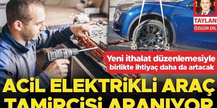 Acil elektrikli araç tamircisi aranıyor