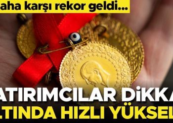 Altın yeniden rekor kırdı! Kapalıçarşı’da 2036 liraya yükseldi