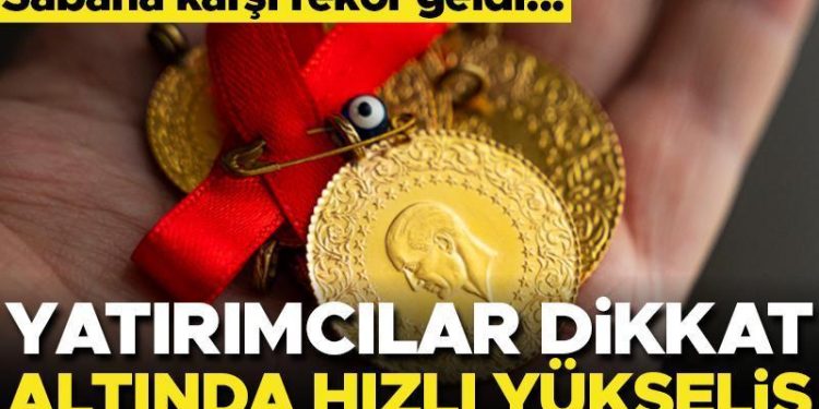 Altın yeniden rekor kırdı! Kapalıçarşı’da 2036 liraya yükseldi