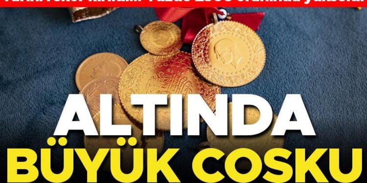 Altında büyük coşku… Tarihi rekor kırıldı
