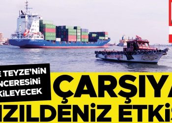 Ayşe Teyze’nin tenceresini etkileyecek: Çarşıya Kızıldeniz tesiri