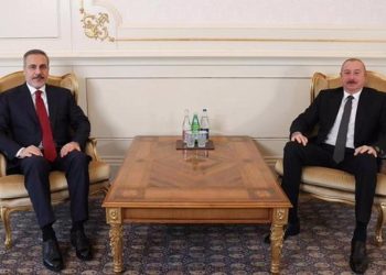Bakan Fidan, Azerbaycan Cumhurbaşkanı Aliyev ile görüştü