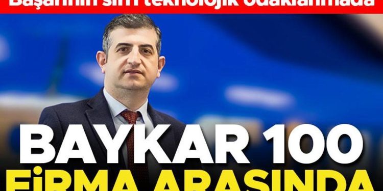 Baykar 100 firma ortasında en süratli gelir artışı gerçekleştirdi