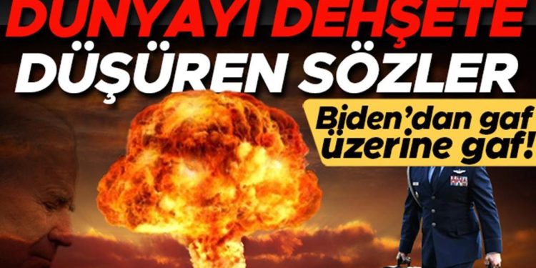 Biden’dan gaf üzerine gaf… Nükleer latife duyanları dehşete düşürdü