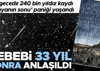 Bir gecede 240 bin yıldız kaydı, ‘Dünyanın sonu geldi’ paniği yaşandı… Sebebi 33 yıl sonra anlaşıldı