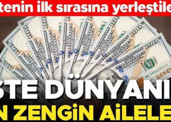 Bu yılın en varlıklı ailesi belirli oldu