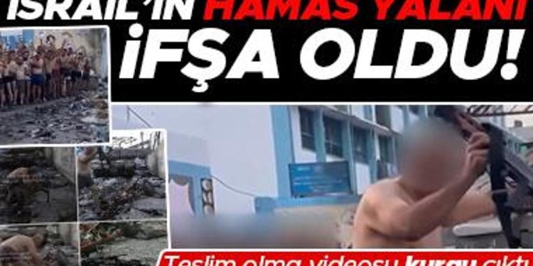 Dünya günlerdir bu imgeleri konuşuyor… İsrail’in palavrası deşifre oldu: Hamas görüntüsü kurgu çıktı!