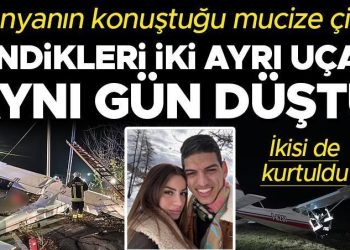 Dünyanın konuştuğu mucize çift… Bindikleri iki başka uçak birebir gün düştü