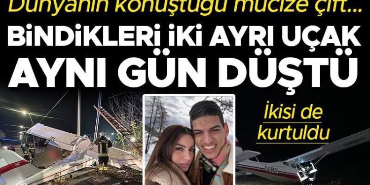 Dünyanın konuştuğu mucize çift… Bindikleri iki başka uçak birebir gün düştü