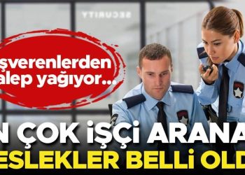 En çok emekçi aranan meslekler belirli oldu… On binlerce talep var…