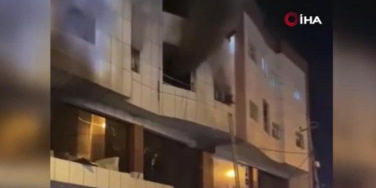 Erbil’de öğrenci yurdunda yangın: 14 meyyit