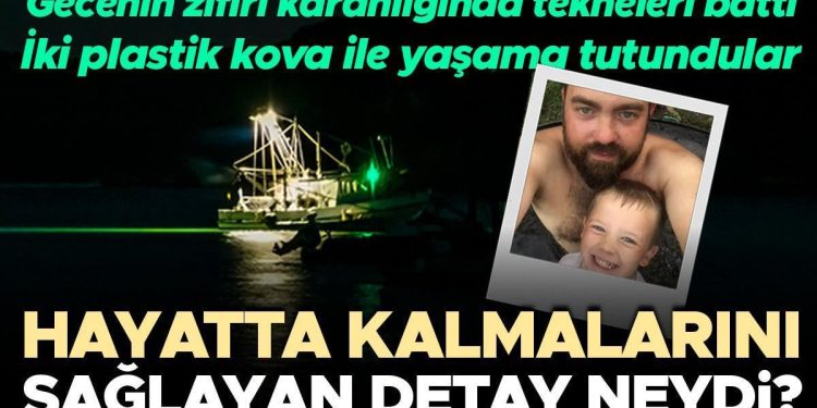 Gecenin zifiri karanlığında tekneleri battı, iki plastik kova ile yaşama tutundular… Hayatta kalmalarını sağlayan ayrıntı neydi?