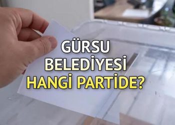 Gürsu Belediyesi hangi partide? Bursa Gürsu Belediye Lideri kimdir? 2019 Gürsu mahallî seçim sonuçları…