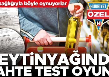 Halk sıhhatiyle bu türlü oynuyorlar… Zeytinyağında geçersiz test oyunu