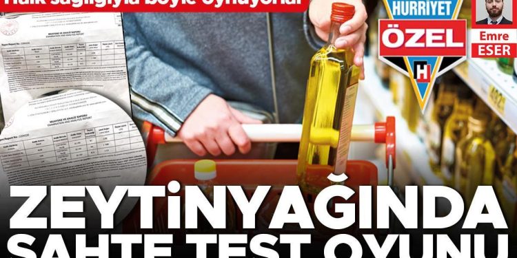 Halk sıhhatiyle bu türlü oynuyorlar… Zeytinyağında geçersiz test oyunu