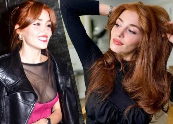 Hande Erçel artık kızıl oldu