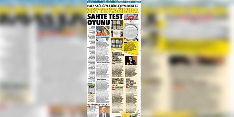 Hürriyet’in haberi Meclis gündeminde… Zeytinyağındaki son durum soruldu