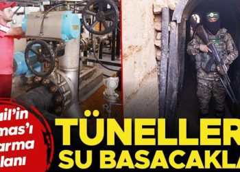 İsrail’in Hamas’ı çıkarma planı! Tünellere su basacaklar